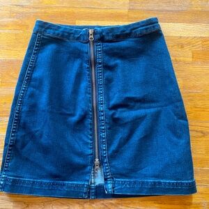 Free People Jean Skirt